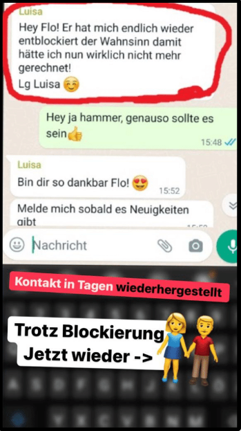 Anonymisierte Teilnehmernachricht aus der Love-Repair-Begleitung